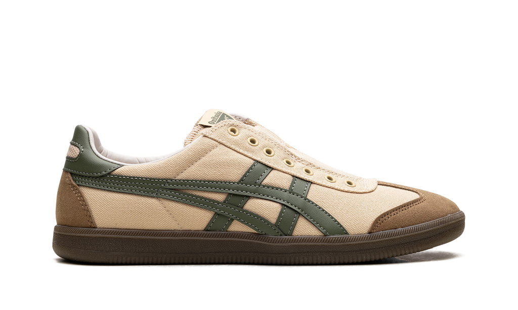 Onitsuka Tiger Tokuten Slip-On Sneakers - Beige Brown Green