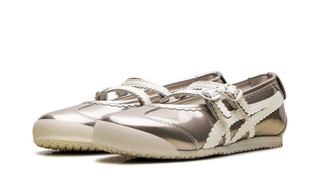Onitsuka Tiger Mexico 66 TGRS Metallic Pack Women's Ballet Flats - Champagne Cream