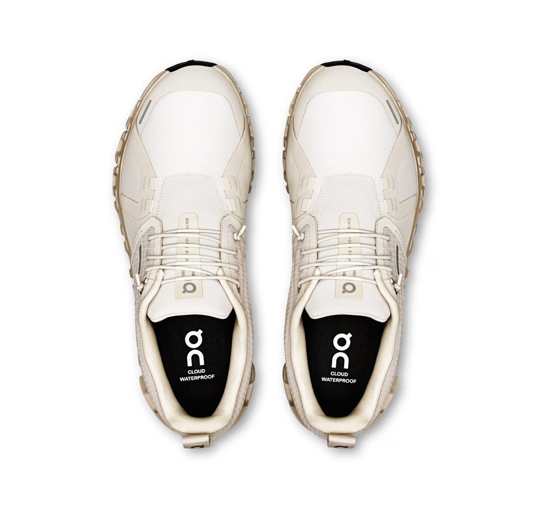 ON Women's Cloud 6 Waterproof Pearl/Cream