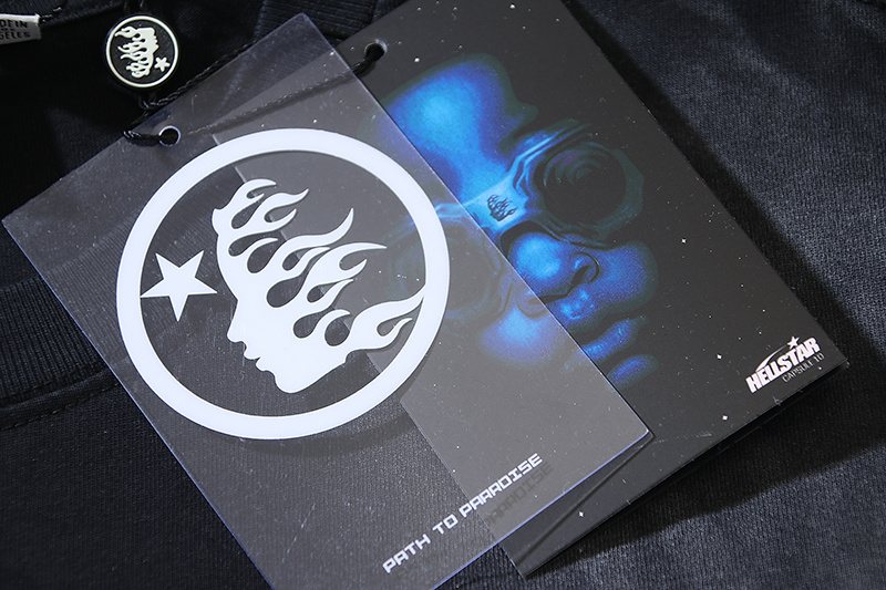 Hellstar Shooting Star Flame Graphic T-Shirt — hang_tag