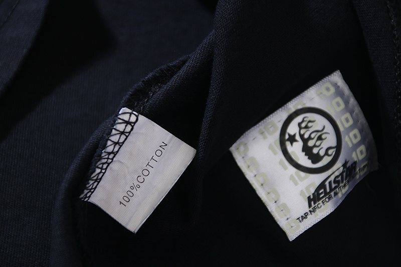 Hellstar Star and Flame Graphic T-Shirt — detail