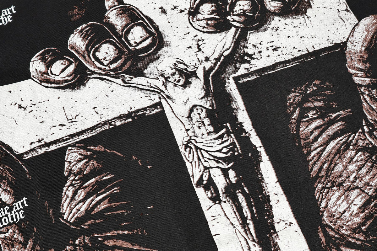 Hellstar Skull Crown Graphic T-Shirt — detail