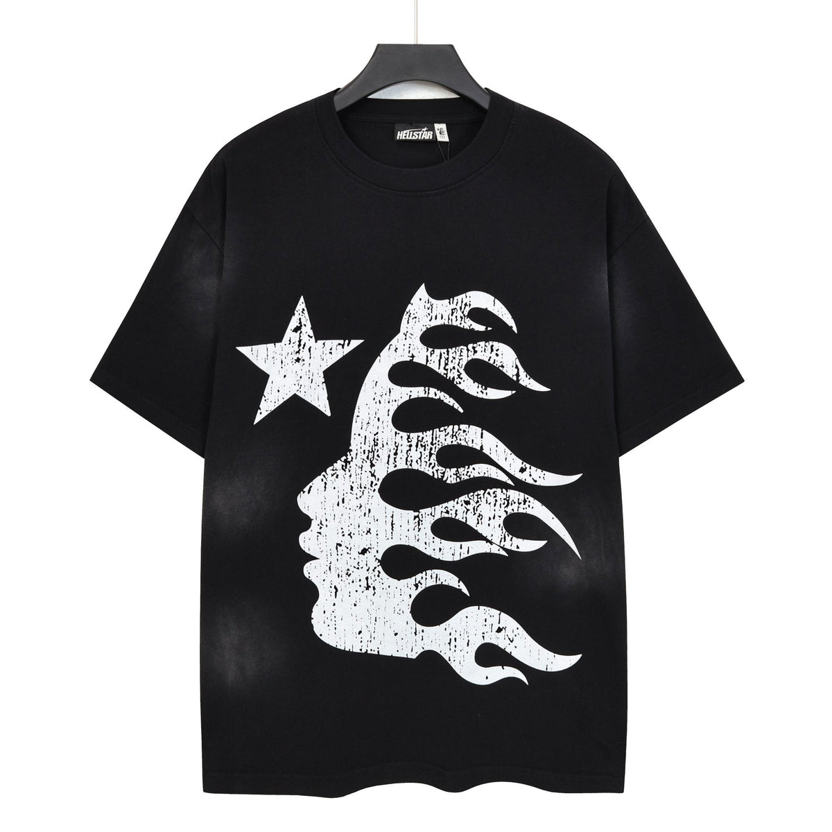 Hellstar Star Flame Face Graphic T-Shirt — front