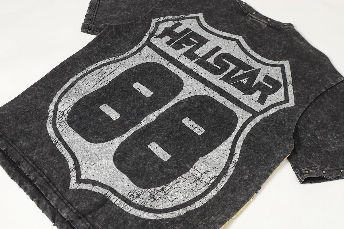 Hellstar Sports 88 Washed Graphic T-Shirt — detail