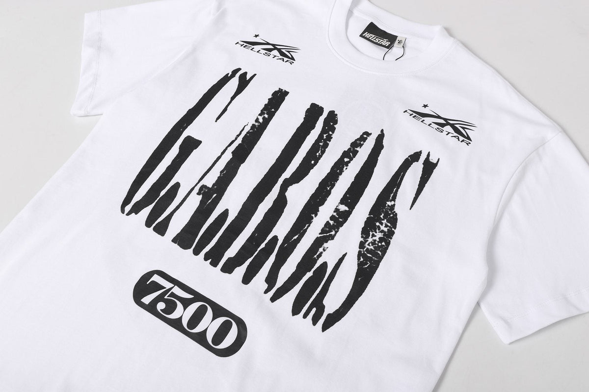 Hellstar Galras 7500 Face & Flame Graphic T-Shirt — detail