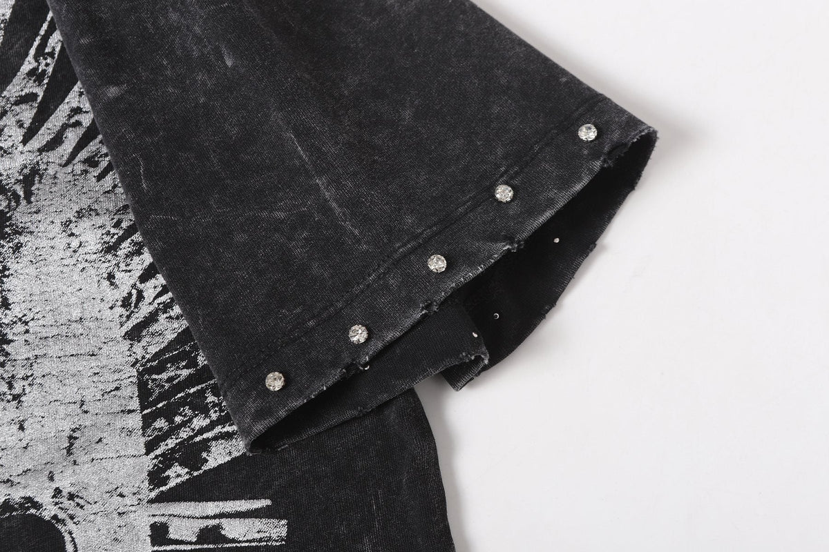Hellstar Skull Graphic Short-Sleeve T-Shirt — detail