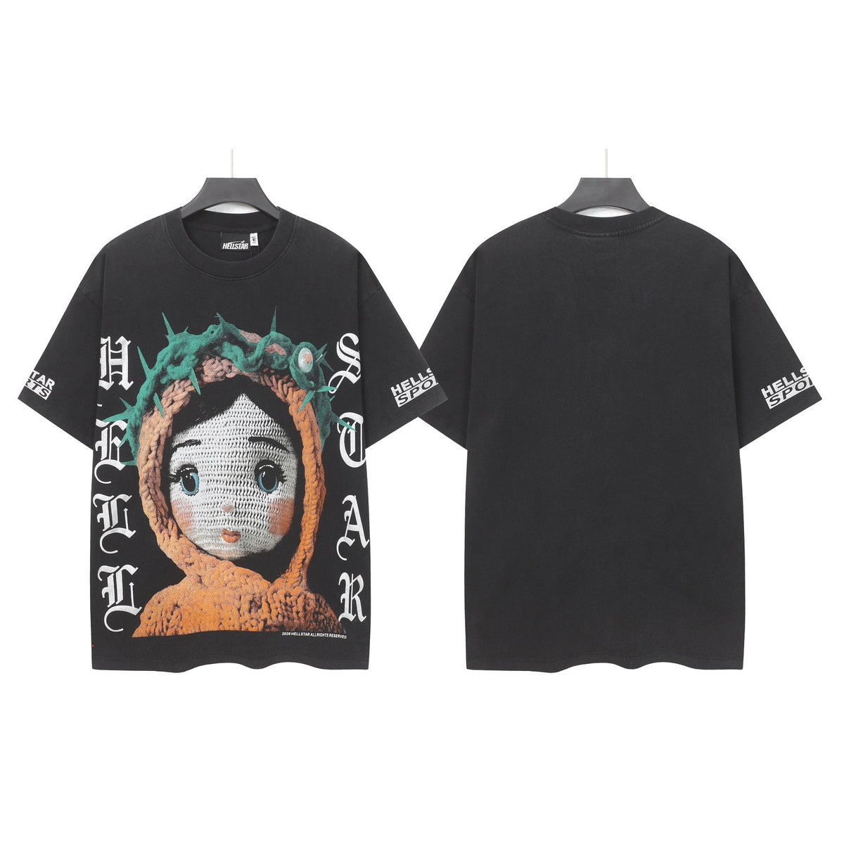 Hellstar Doll Graphic Short-Sleeve T-Shirt — front