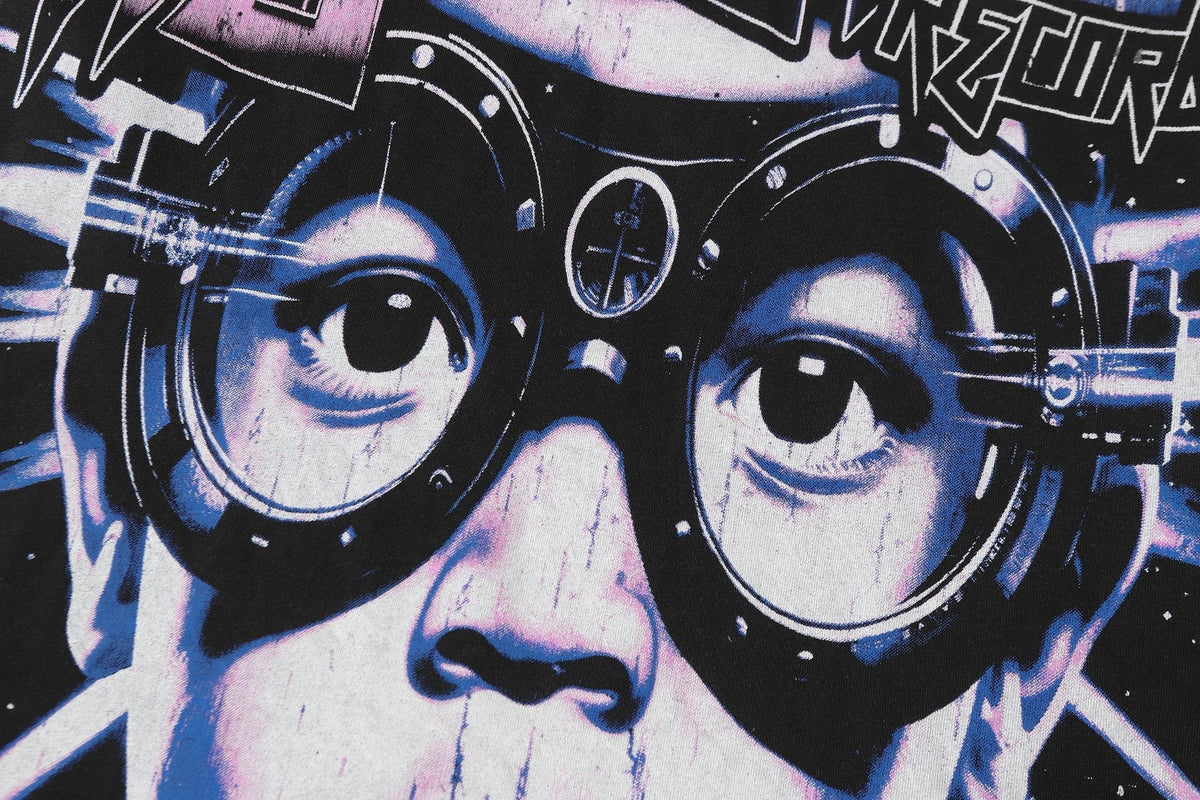 Hellstar Records Portrait Graphic T-Shirt — detail