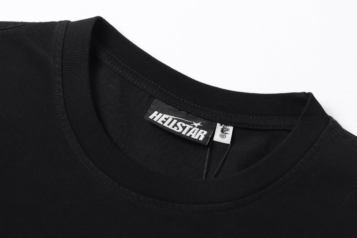 Hellstar Flame Star Graphic T-Shirt — neck_label