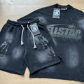 Hellstar Tonal Wordmark T-Shirt and Shorts Set — front