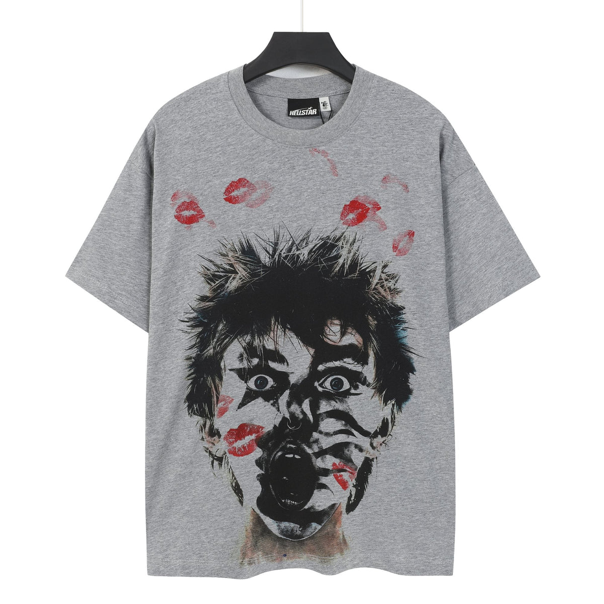 Hellstar Face & Lipstick Graphic Short-Sleeve T-Shirt — hero