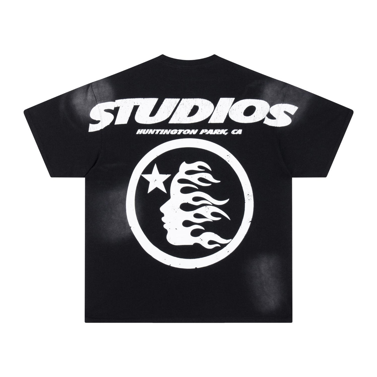 Hellstar Flaming Head Graphic T-Shirt — back