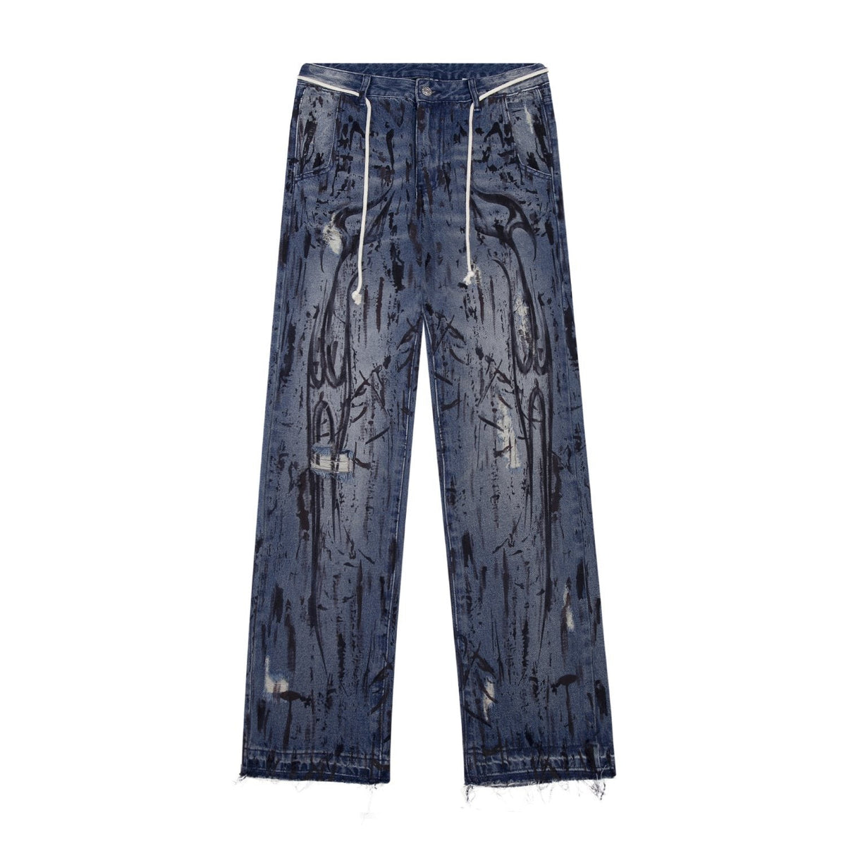 Hellstar Splatter Graphic Wash Jeans — hero