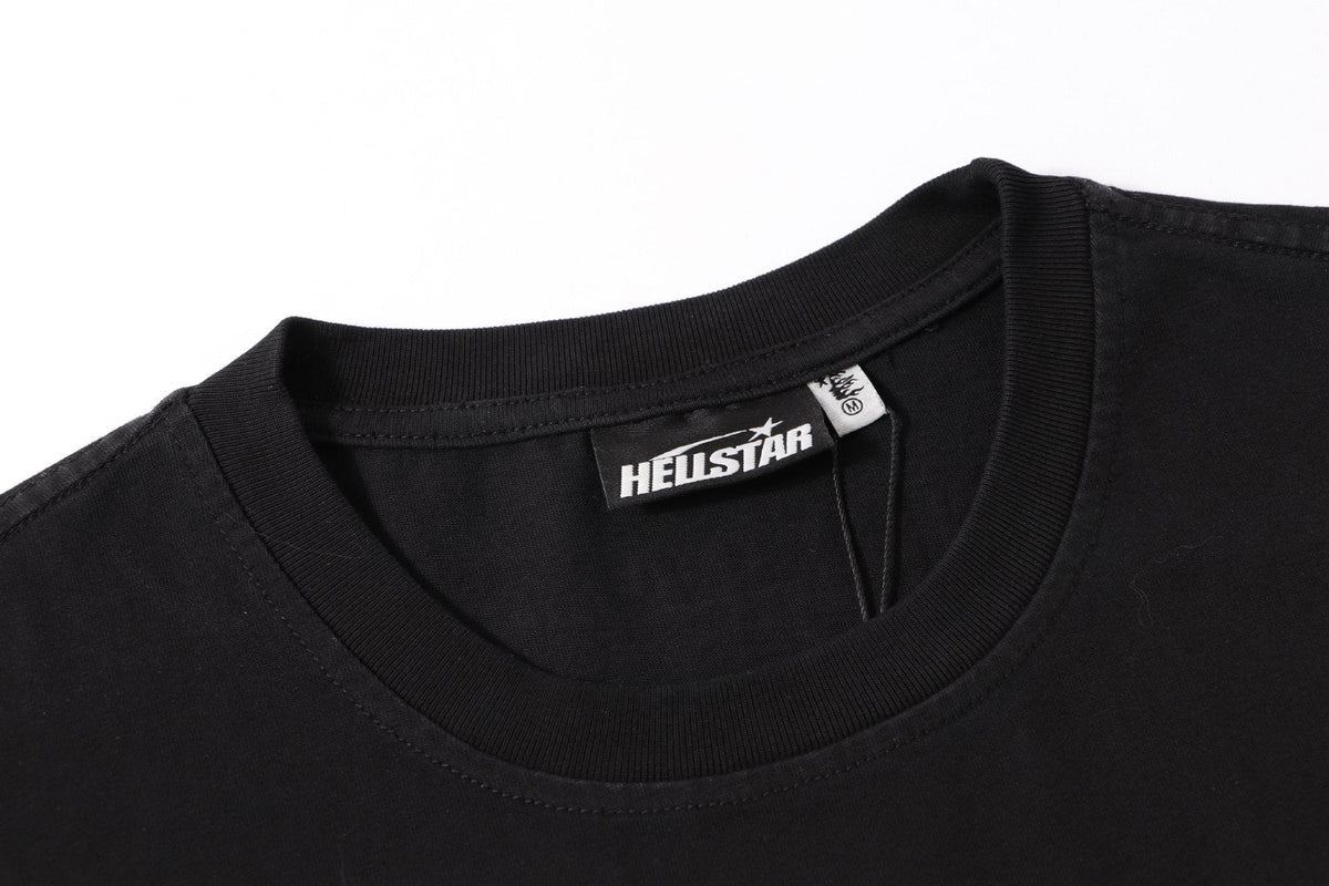 Hellstar Undertaker R.I.P. Graphic Short-Sleeve T-Shirt — neck_label