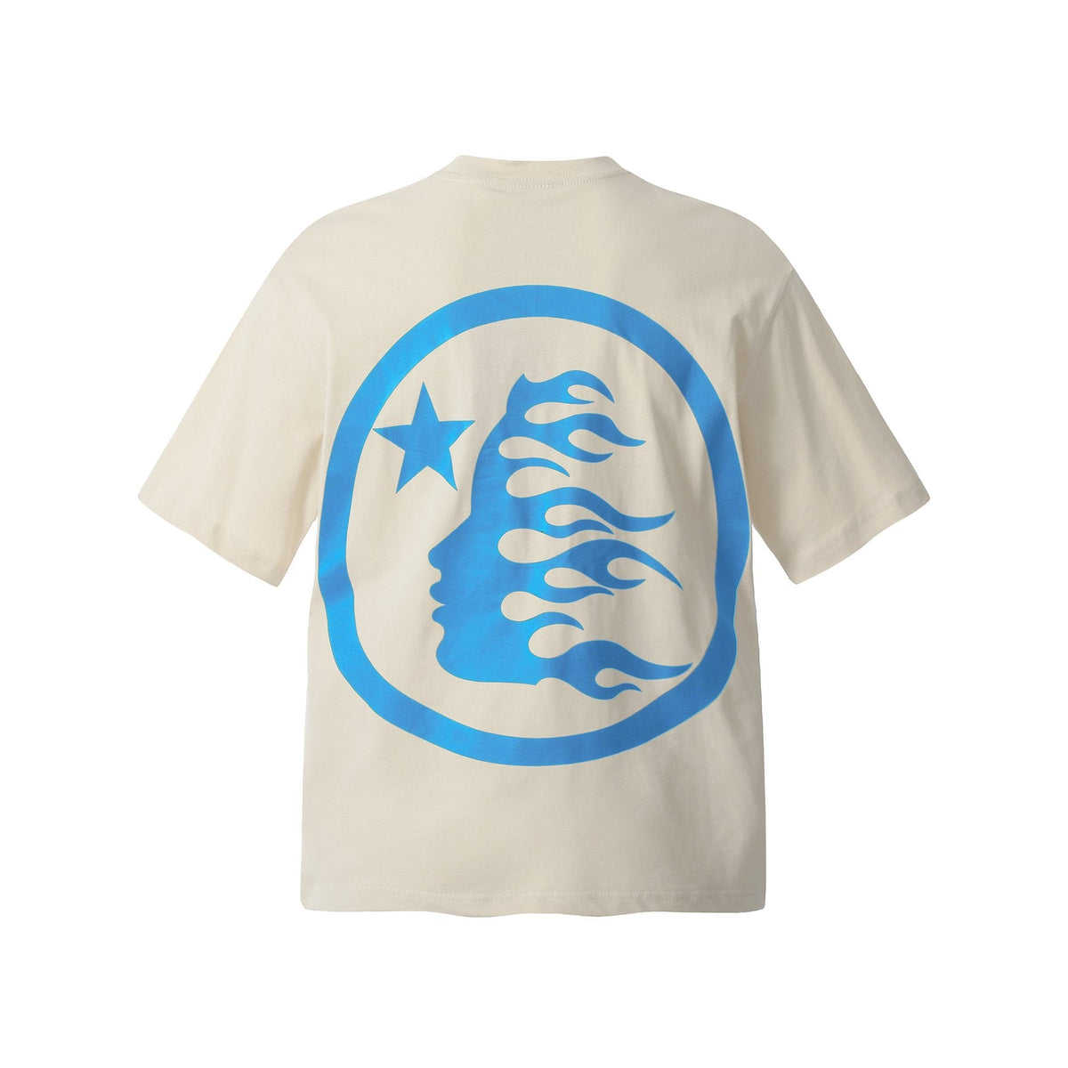 Hellstar Face Star Circle Graphic T-Shirt — back