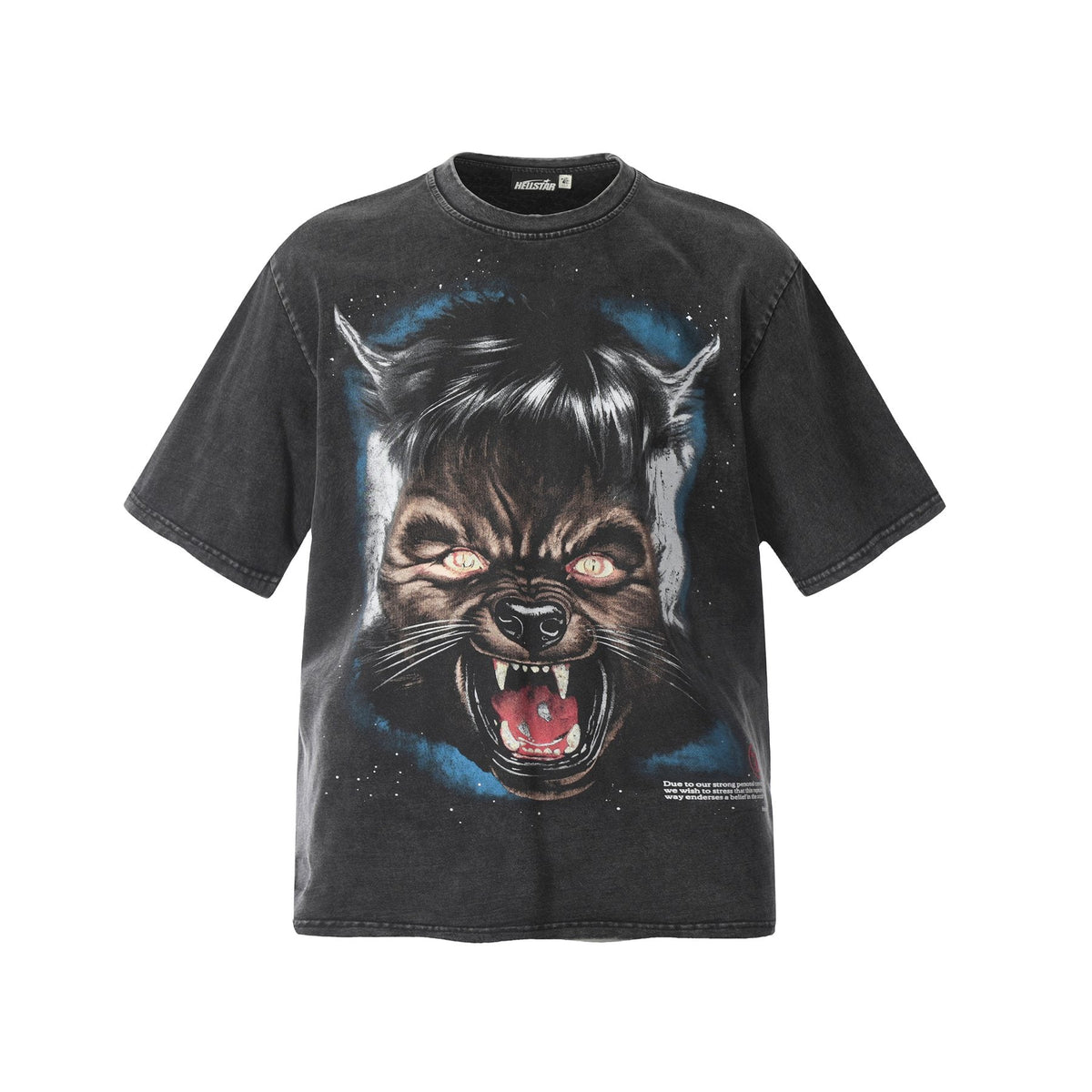 Hellstar Moon Animal Graphic T-Shirt — front