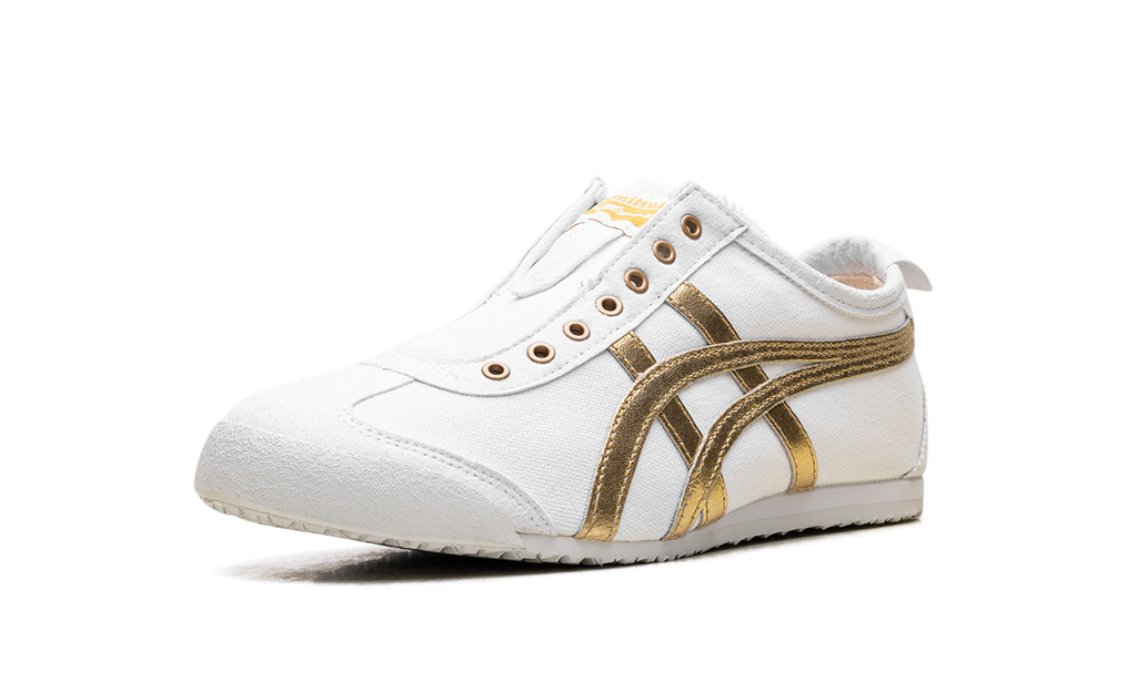 Onitsuka Tiger Mexico 66 Slip-On Sneakers - White Pure Gold