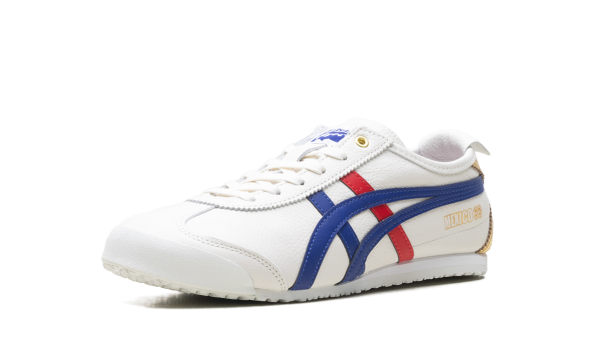 Onitsuka Tiger Mexico 66 Sneakers - White Blue Red Metallic Gold
