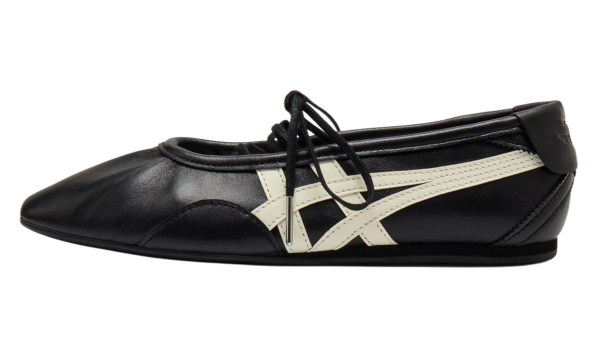 Onitsuka Tiger Gymnarina Women's Ballet Flats - Black Cream