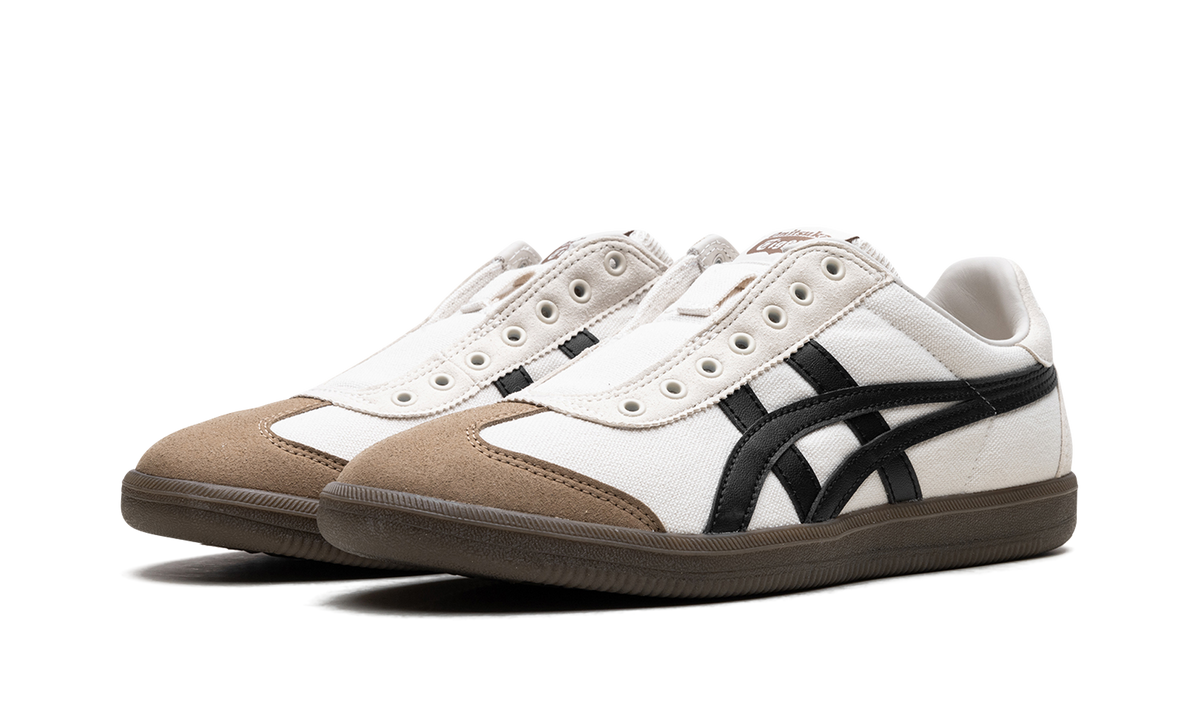 Onitsuka Tiger Tokuten Slip-On Sneakers - White Brown Black