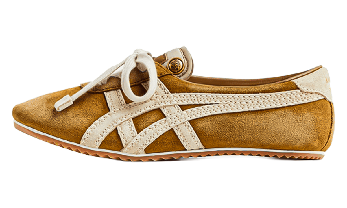 Onitsuka Tiger Tai Chi Sakura Suede Versace Women's Sneakers - Brown
