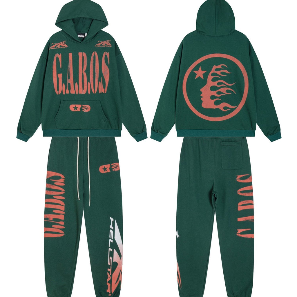 Hellstar G.A.B.O.S Vertical Graphic Sweatpants — context