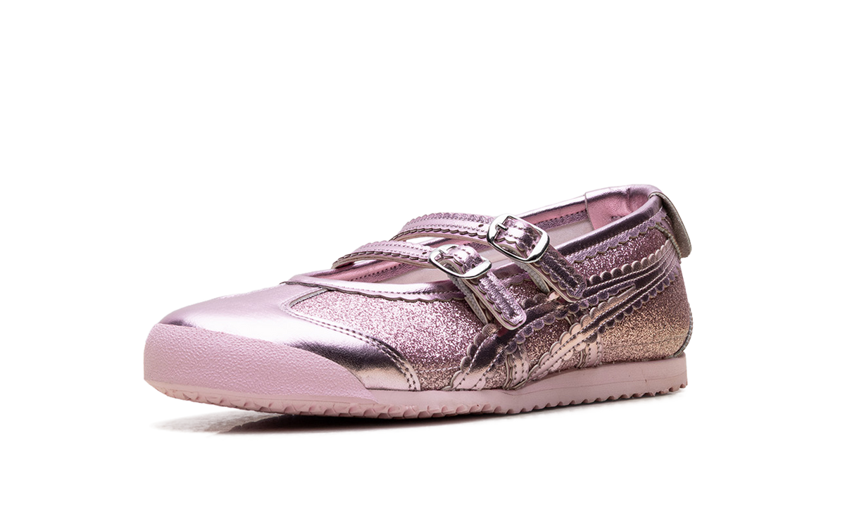 Onitsuka Tiger Mexico 66 TGRS Glitter Pack Women's Ballet Flats - Pink Cameo
