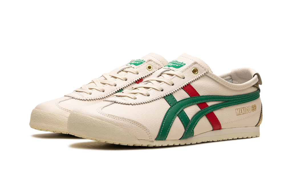 Onitsuka Tiger Mexico 66 Sneakers - Birch Kale Red Gold | 1183B511 200