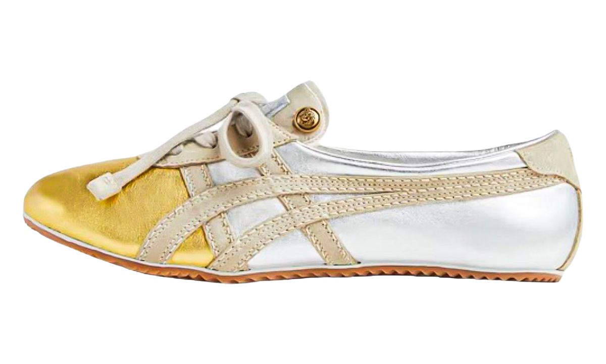 Onitsuka Tiger Tai Chi Sakura Metallic Versace Sneakers - Silver Gold
