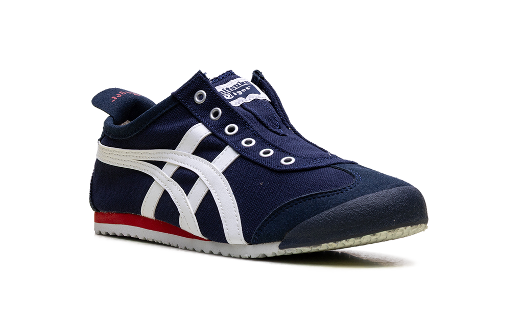 Onitsuka Tiger Mexico 66 Slip-On Sneakers - Navy Off-White Red