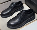 Prada Black Brogue Lace-Up Shoes — hero