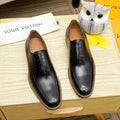 Louis Vuitton Black Lace-Up Dress Shoes — hero