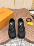 Louis Vuitton Black & Dark Gray Low-Top Sneakers — hero