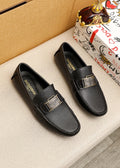 Dolce & Gabbana Black Buckle Loafers — hero
