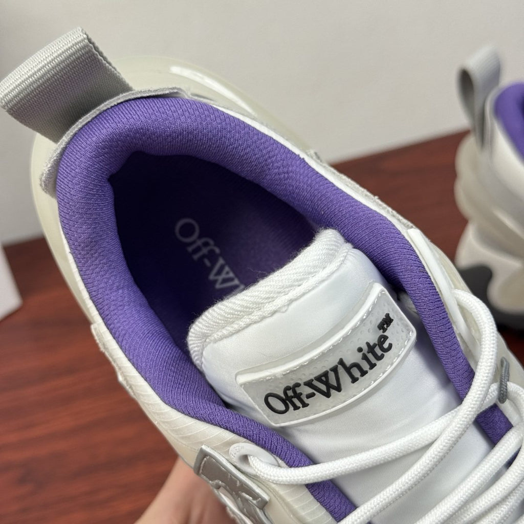 Off-White ODSY-1000 White Purple Sneakers — detail