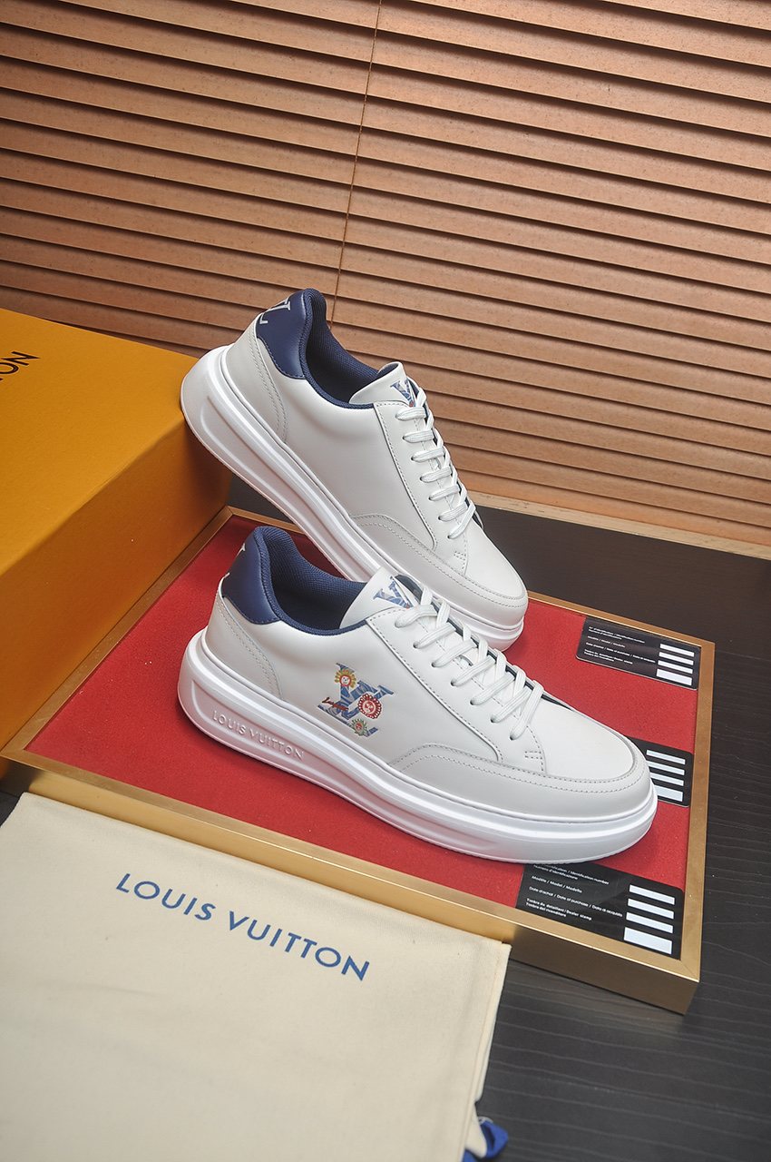 Louis Vuitton Floral Graphic Low-Top Sneakers — side