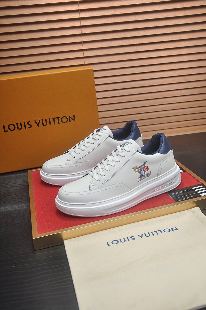 Louis Vuitton Floral Graphic Low-Top Sneakers — front