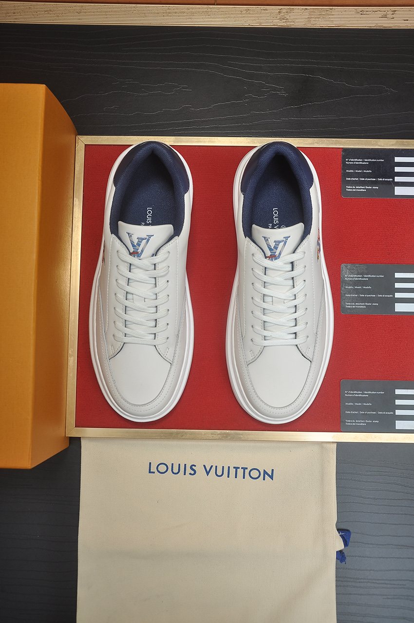 Louis Vuitton Floral Graphic Low-Top Sneakers — front