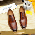 Louis Vuitton Brown Lace-Up Dress Shoes — hero