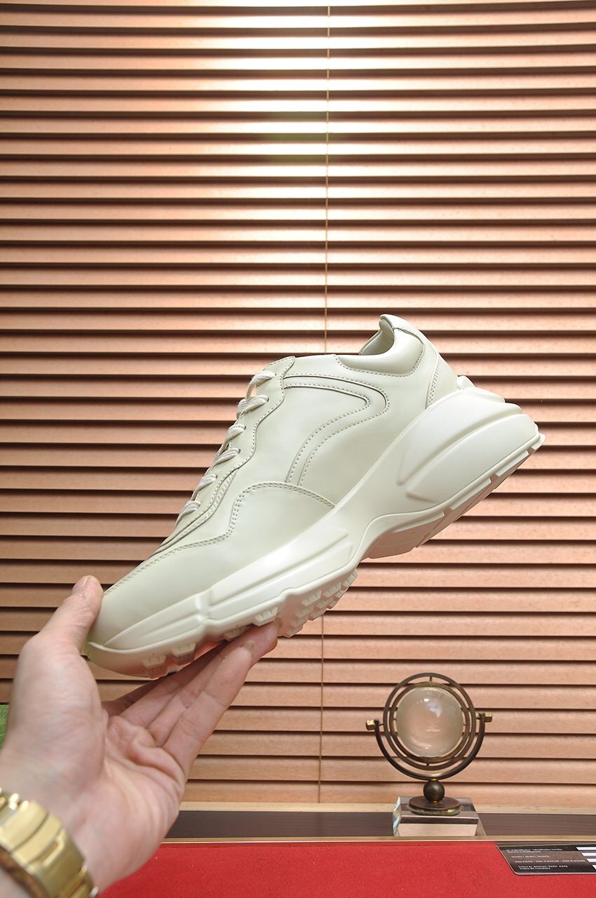 Gucci Off-White Graphic Sneakers — back