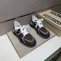 Dolce & Gabbana Dark Brown Trim Sneakers — hero