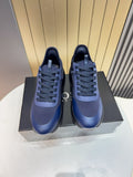 BOSS Navy Blue Lace-Up Sneakers — hero