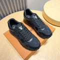 Louis Vuitton Black & Dark Gray Low-Top Sneakers — hero