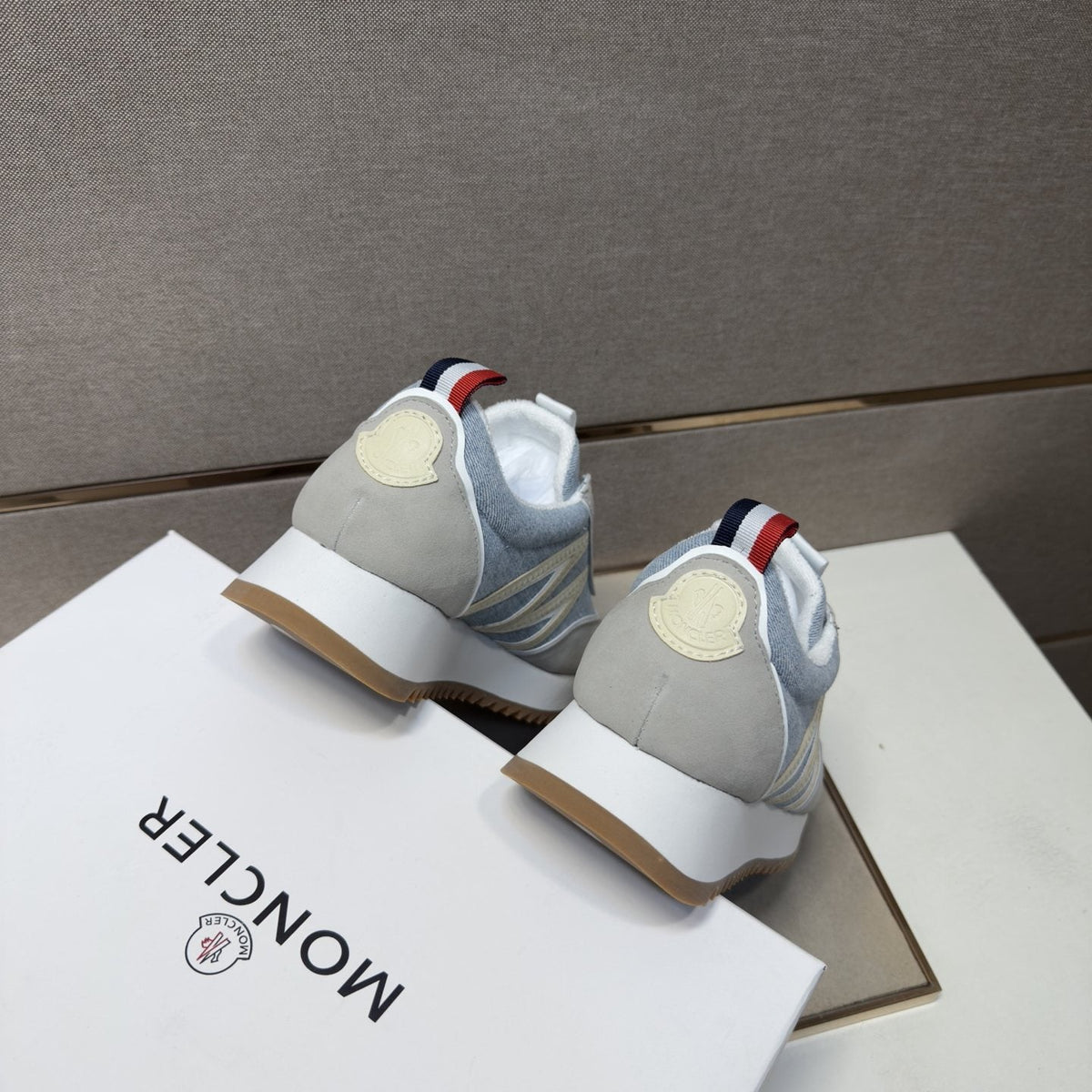 Moncler N-Panel Low-Top Sneakers — back