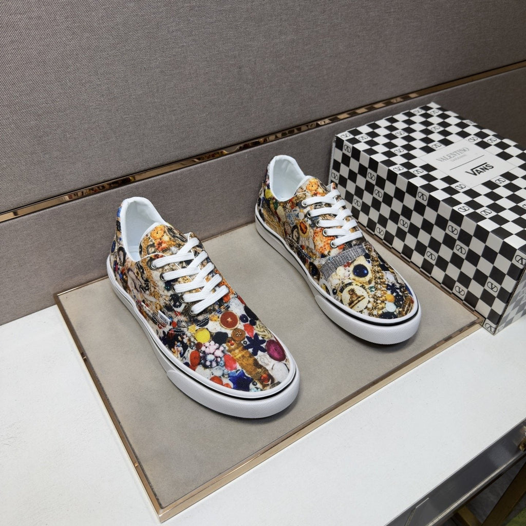 Vans Floral Print Low-Top Sneakers — front