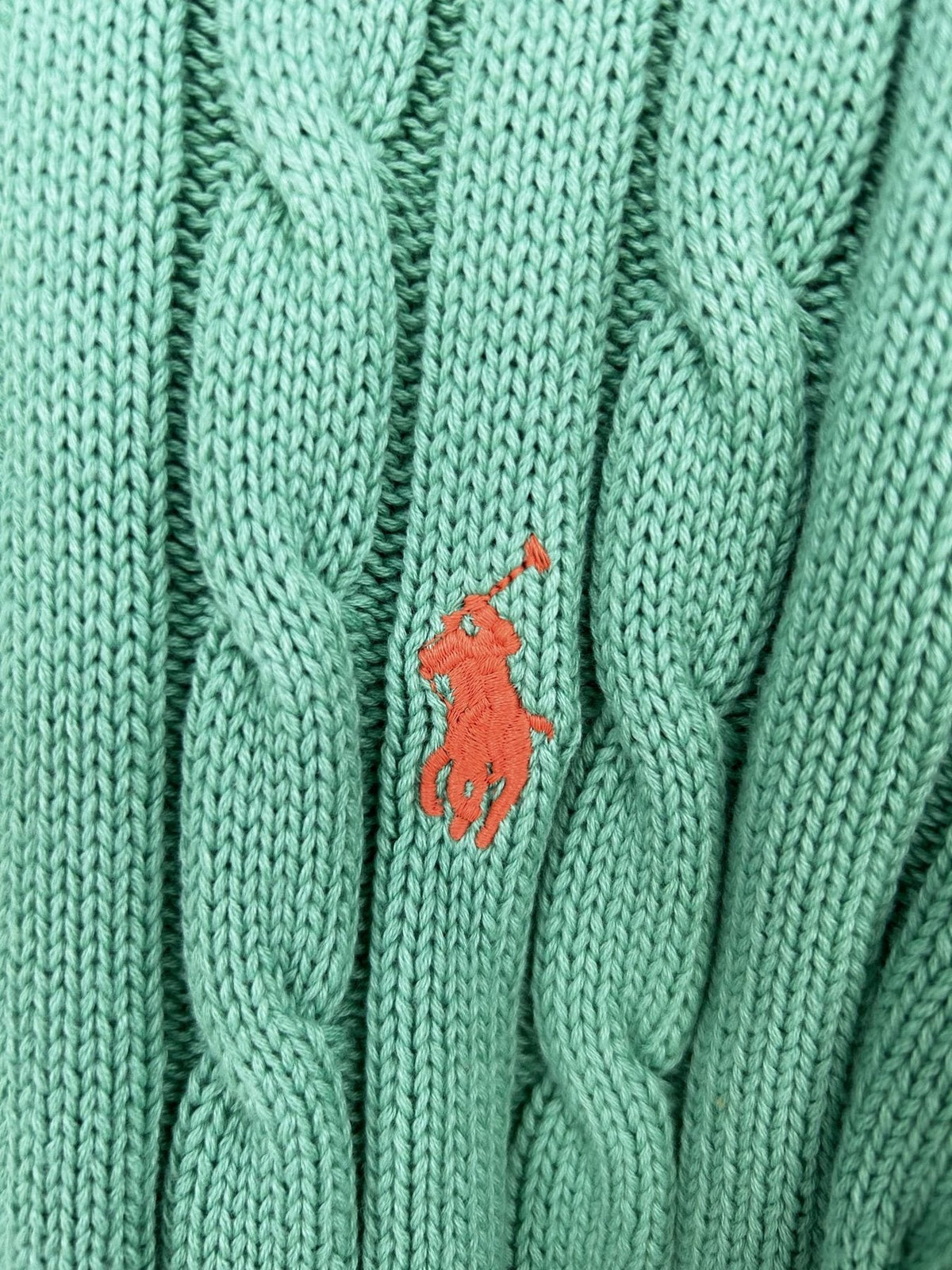 Test2-Ralph Lauren Women's Cable-Knit Short-Sleeve Top — detail