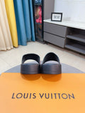 Louis Vuitton Multicolor Strap Slide Sandals — front