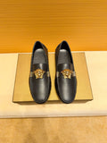 Versace Black Medusa Loafers — hero