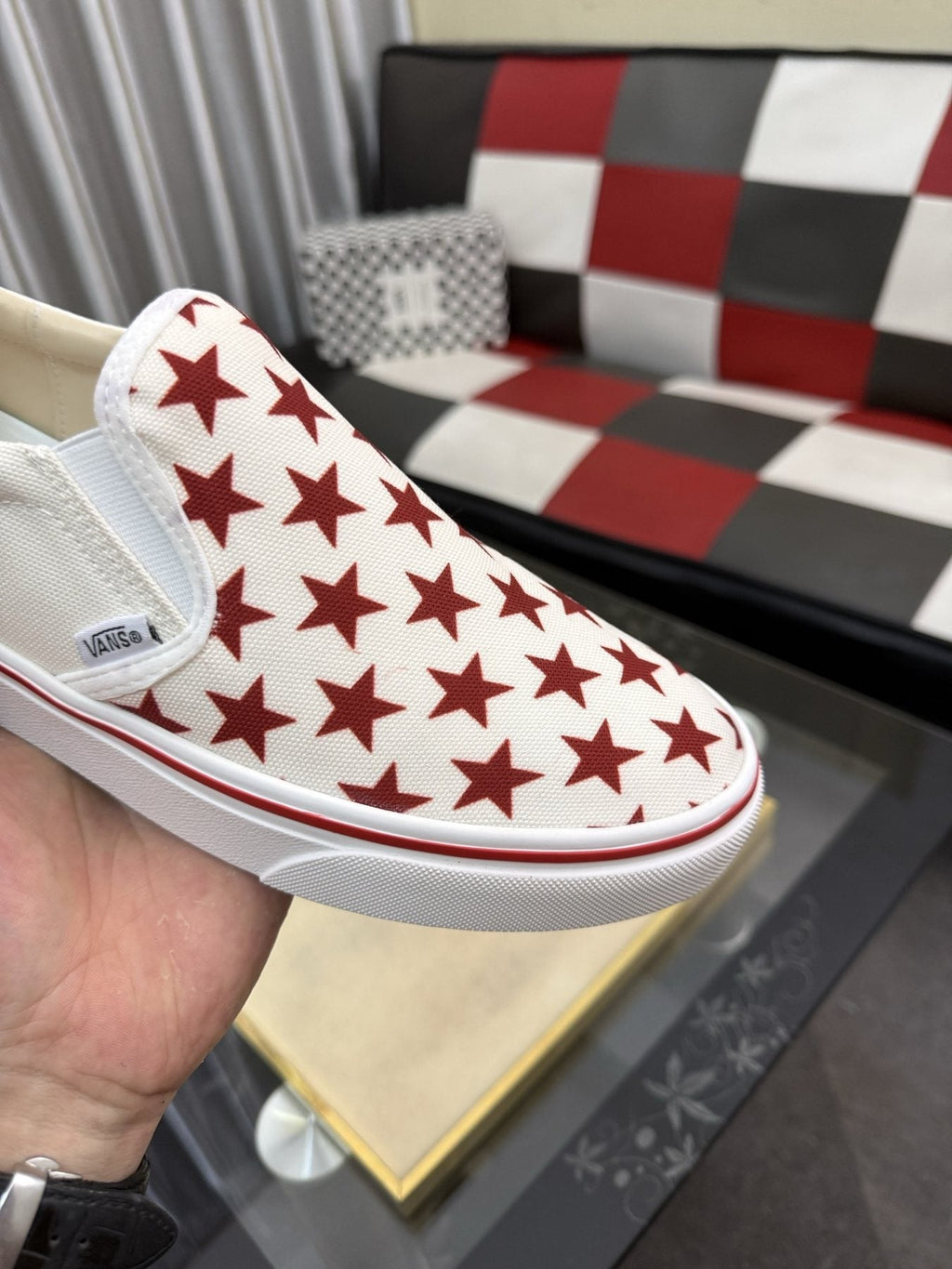VANS Red Star Slip-On Sneakers — detail