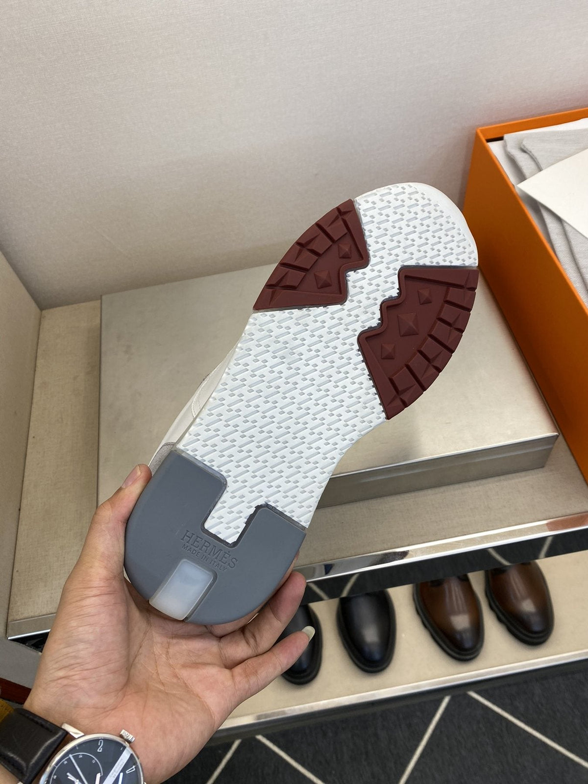 Men's Color-Block Low-Top Sneakers — detail